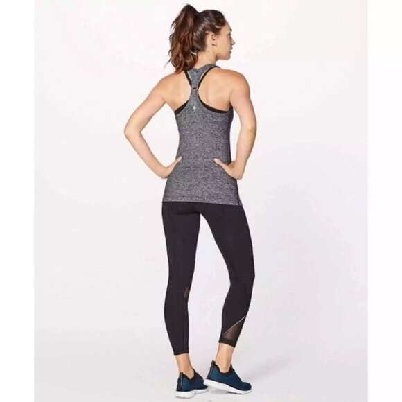 Lululemon Cool Racerback Tank Top in Heather Gray Size 4 Sweater - Picture 1 of 7